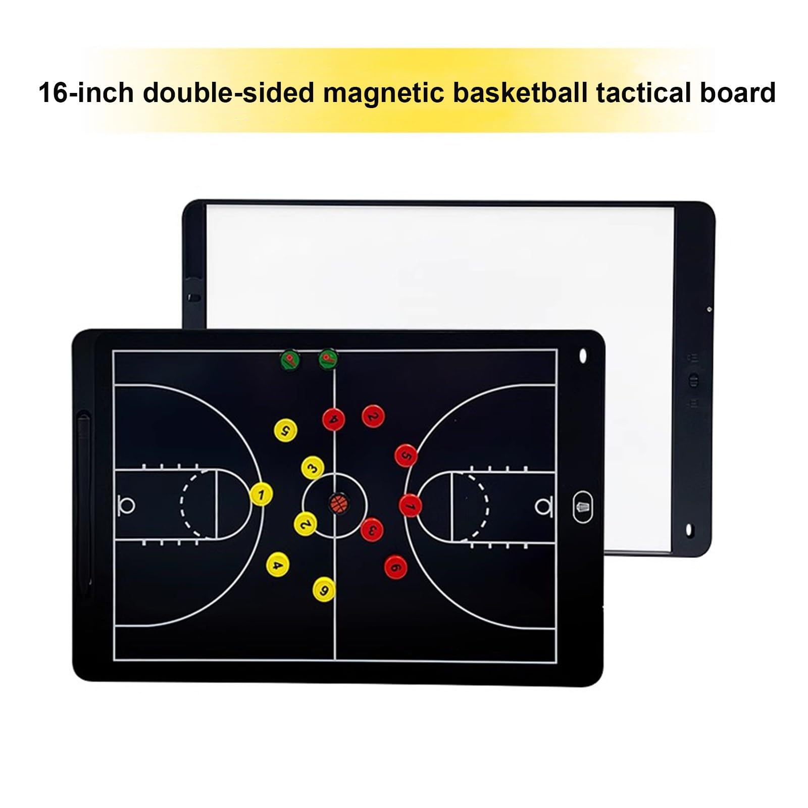 Pizarra Táctica de Baloncesto LCD Electronic de 16 Pulgadas, Tablero Electrónico de Entrenamiento, Pizarra Entrenador, Tablero Táctico , Pizarras Estratégicas , para Entrenamiento de Competición