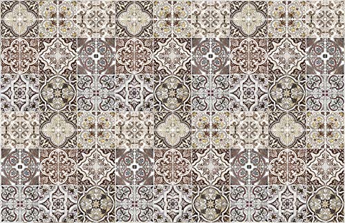 Tapis en vinyle Vilber LISBOA.2638 100x155 rectangulaire antidérapant