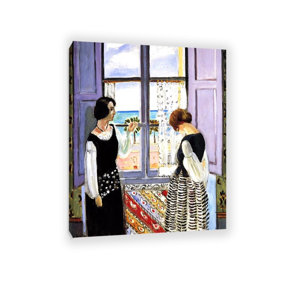Mycggdgh Unframe Henri Matisse Painting Reproduction Waiting Famous Art Poster Henri Matisse Wall Decor For Bedroom Picture For Living Room Bathroom Office 105X80cm(41X31in) Frame
