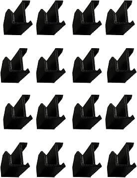Pop-up Camper Curtain C-Clip,Sliding Tab Style Curtain Tracks Clips,PupClips for Standard Curtains of 5/8 Sizes,16Pcs