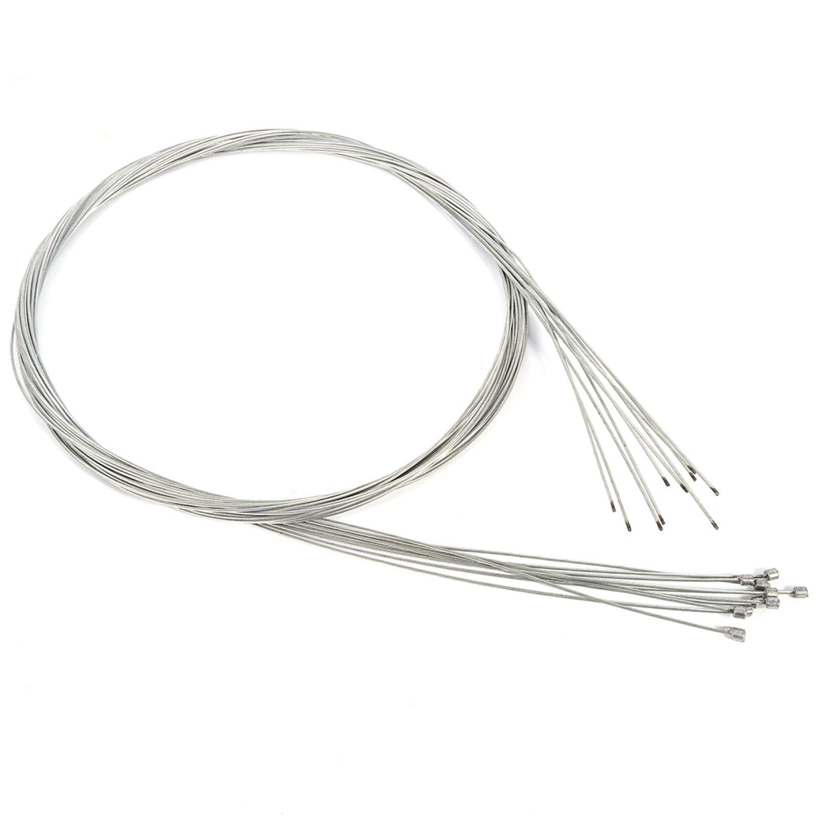 Tyenaza Cavo Cambio Bici, Cavo Cambio Bici Inox, 10 Pezzi Cavo Cambio Bici Cavo Cambio Strada Cavi Cambio Bici Premium Kit Cavo Cambio Bicicletta per Mountain Road City Bicycle