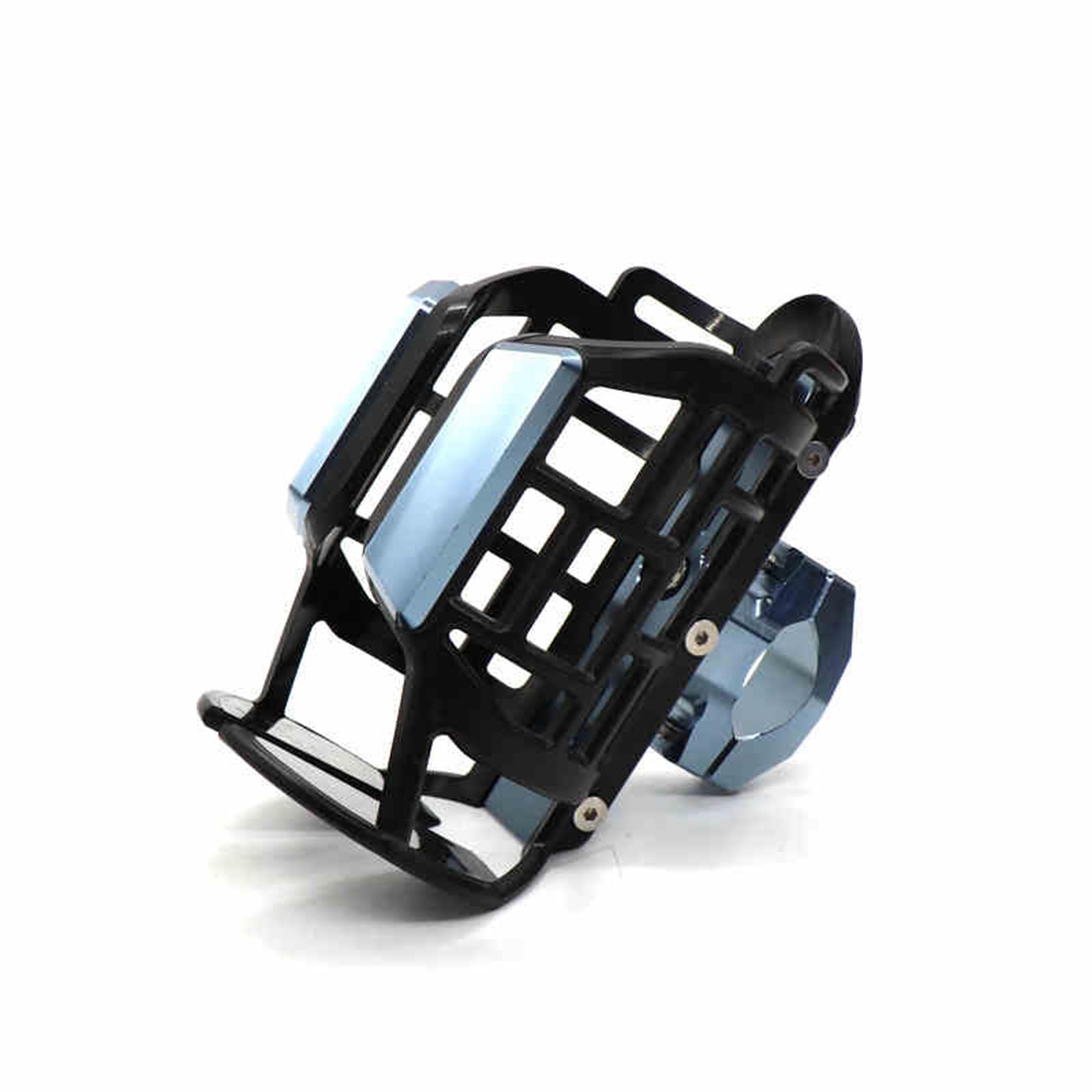 Portabicchieri per Moto per Piaggio Vespa GTS GTV 250 300, Rotazione a 360°, Regolabile, Robusto, Supporto per Bottiglia d'Acqua, Borraccia Accessorio per Manubrio,D Titanium
