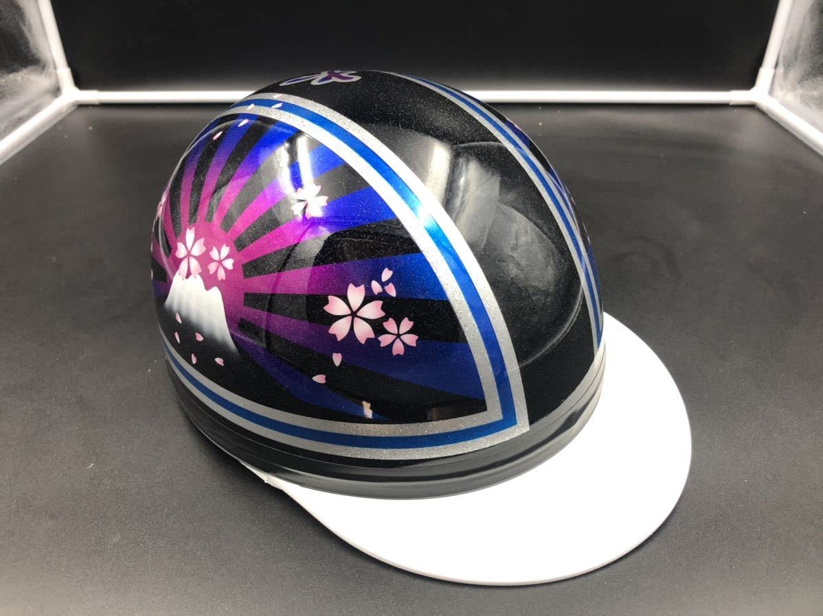 Amazon | コルク半 カスタム 富士日章 ブラックピンクブルー ラメ 桜