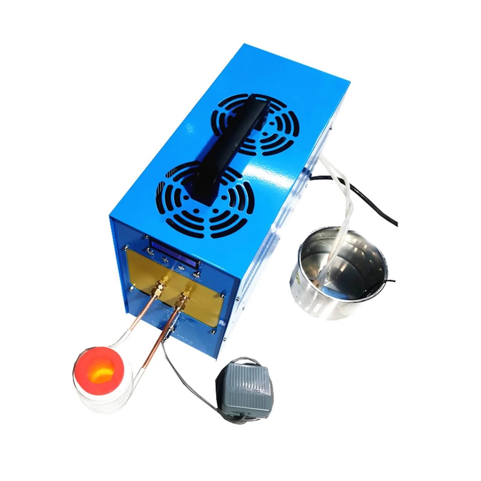 Xzxxzsz 9Kw Induction Heater, High Frequency Induction Heater, Quenching And Annealing Equipment Welding Machine Metal Melting Furnace 6Kw(9Kw)