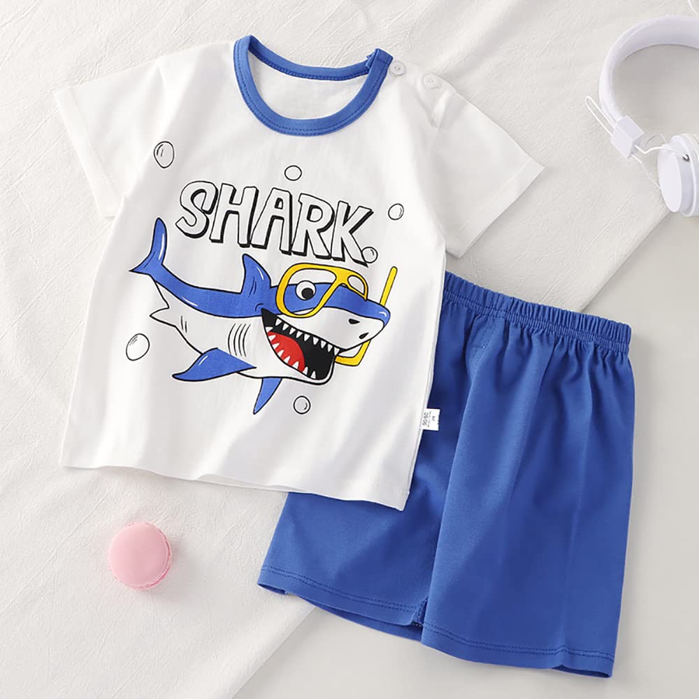Ropa de bebé para niños pequeños de 2 a 3 años y 3 años de verano, linda playera de manga corta, pantalones cortos, conjuntos de ropa para bebés y niños