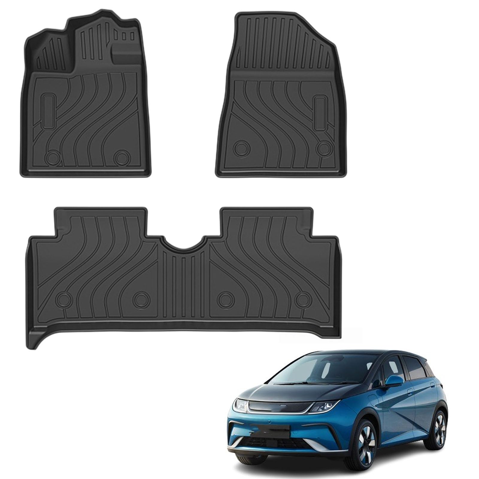 PAPEP Floor Mats for BYD Dolphin 2023-2025 RHD