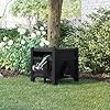 100 ft. Hideaway Hose Reel, Gray,Black - Stores Up to 100ft of 5/8 Vinyl Hose, Durable Resin Construction, No Assembly Required (21W x15.5D x16H) (Black)