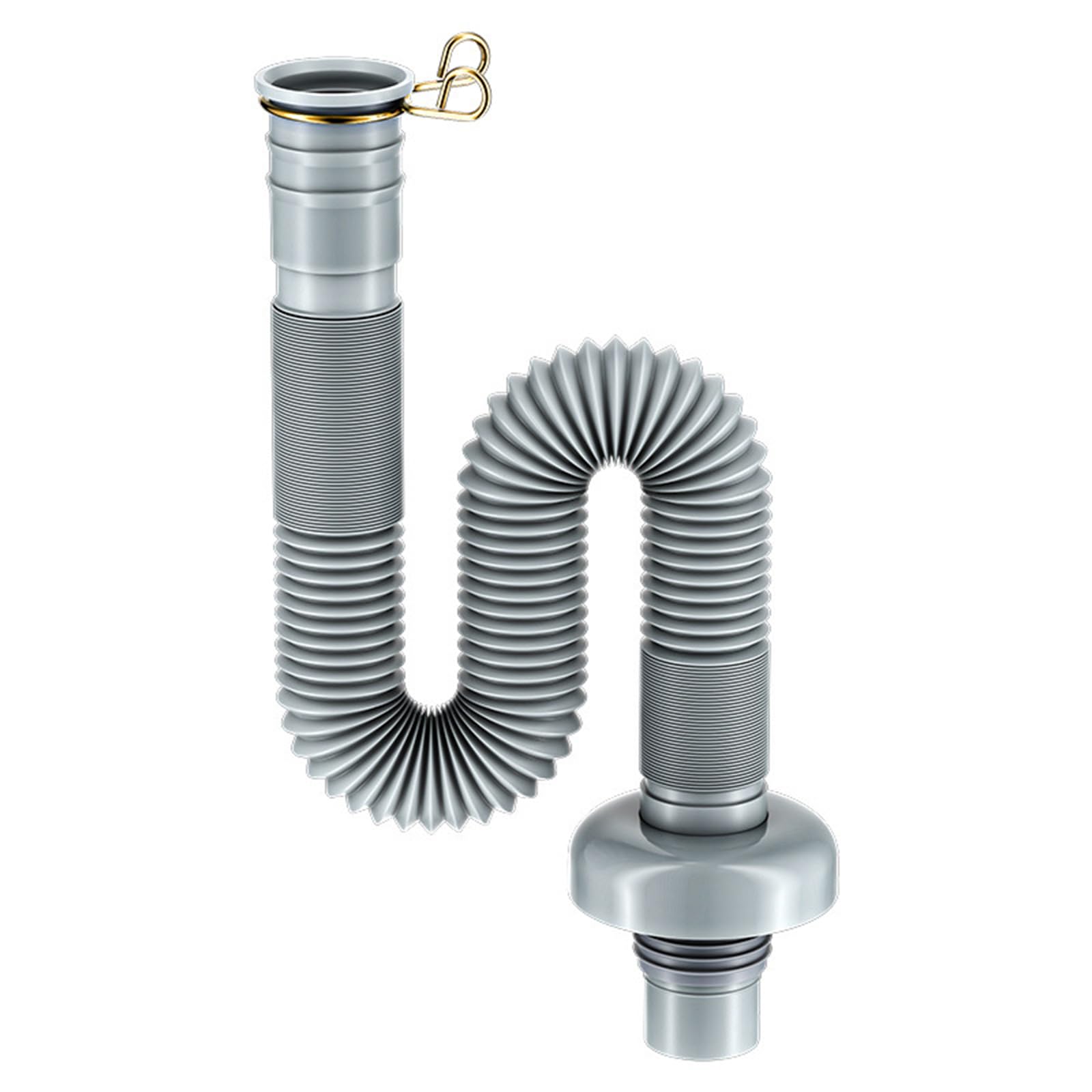 Msioytog Multicolor Smell Proof Washbasin Drain Hose With Bendable Designs Strong Pp Sink Drainage Hose Perfect For Home Hotel & Work Area Use Flexible Sink Drainage Pipe