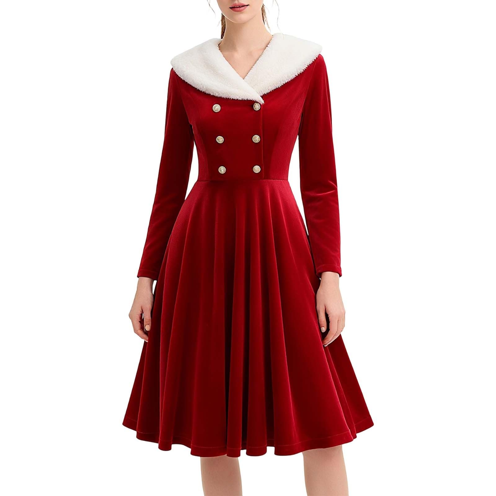 Générique Robe Velours Femme Longue Cocktail Rouge Robe Soiree Reveillon Moulante Sexy Mode Femme Mariage Courte Chic Et Elegant Hiver