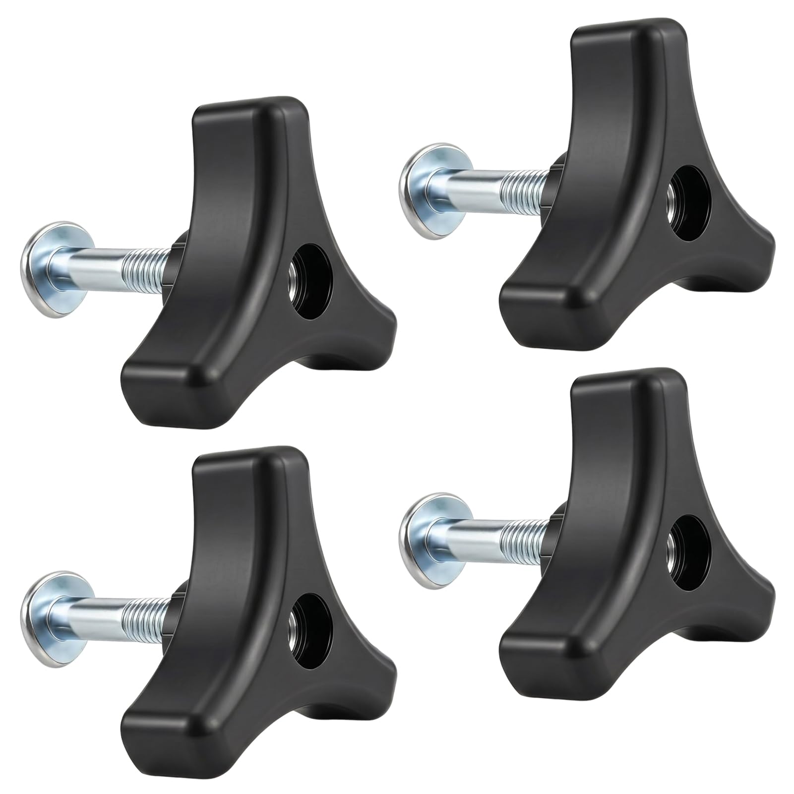 4 Pcs Lawn Mower Handle Wing Nut Bolts