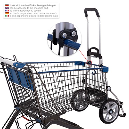 Andersen Einkaufstrolley Royal mit kugelgelagertem Rad 25 cm und Einkaufstasche Senta weiß 49 Liter – Bild 7