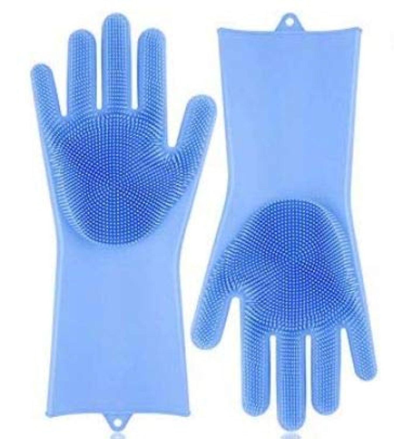 Bigshine Magic Silicone Dish Washing Gloves, Silicone Cleaning Hand Gloves for Kitchen Dishwashing and Pet Grooming, Great for Dish Washing, Car, Bathroom (Random Colour, 1 Pair) (B084Z5GQZN) Amazon Price History, Amazon Price Tracker