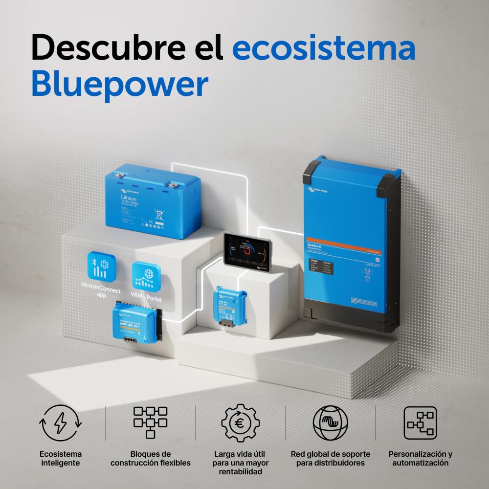 Victron Energy SmartShunt IP65 Monitor de Batería de 500 amperios (Bluetooth)