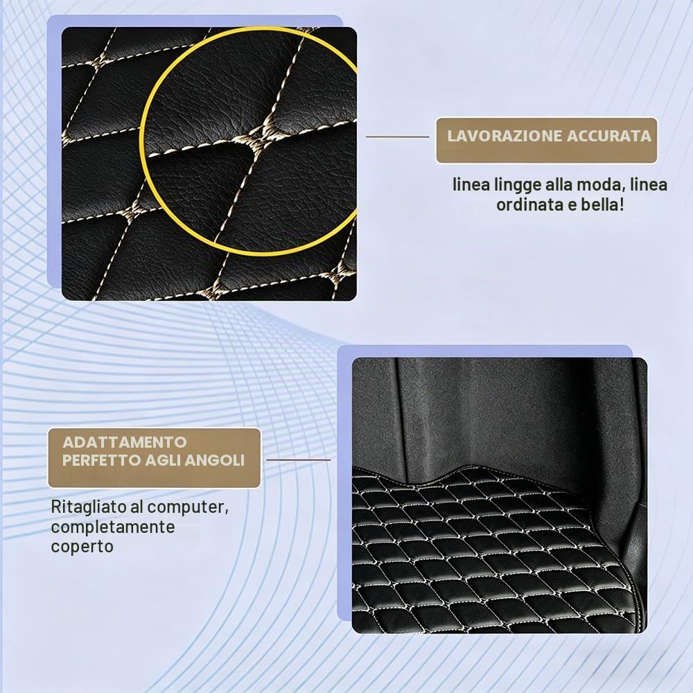 1Pc Vasca Baule per Omoda 7 2026 Tappeto Bagagliaio Impermeabile Antiscivolo Protezione Posteriore su Misura Accessorio Auto,Black