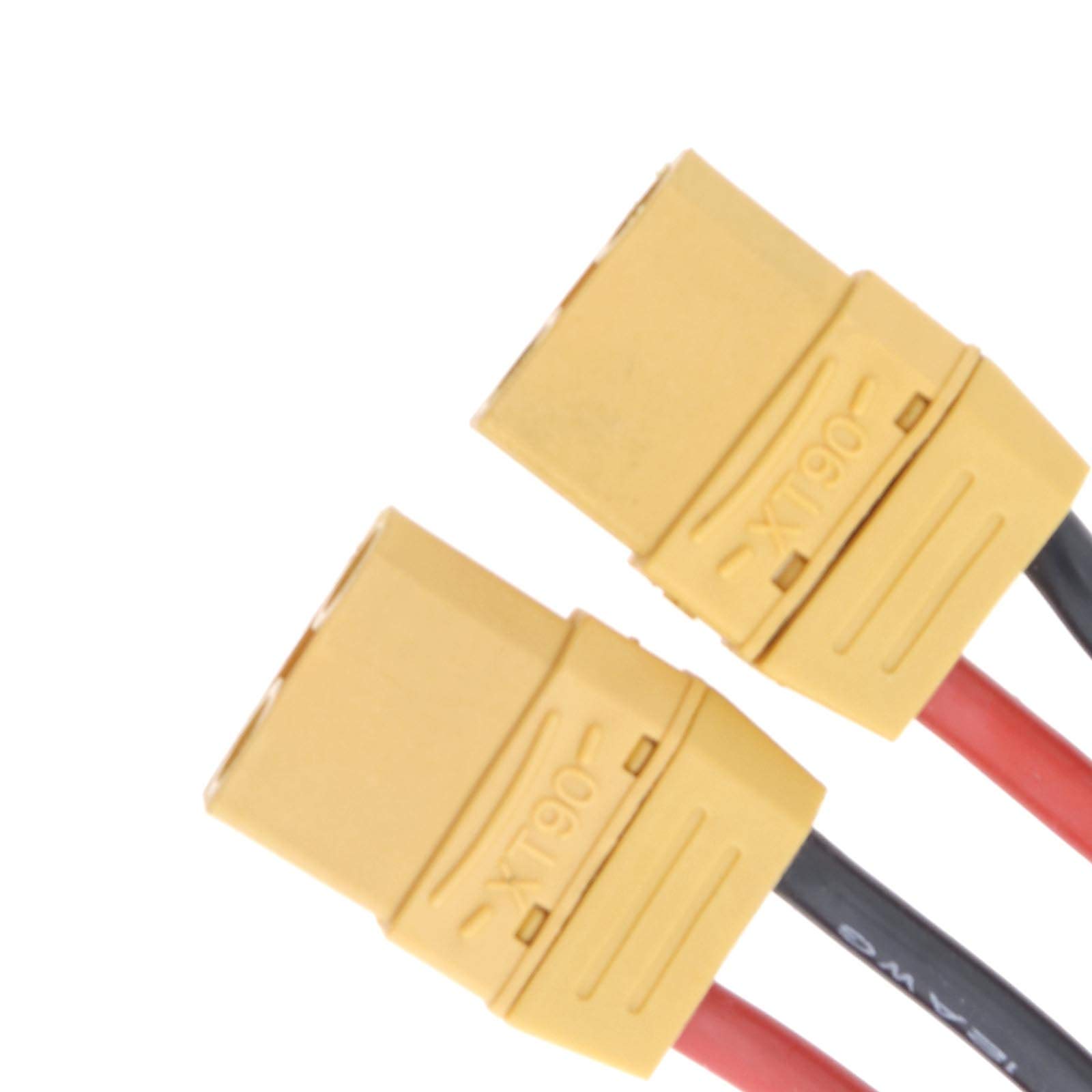 Create Idea – Câble Parallèle XT90 1 Femelle Vers 2 Mâles – 12AWG – Pour Batteries LiPo RC – Lot De 2