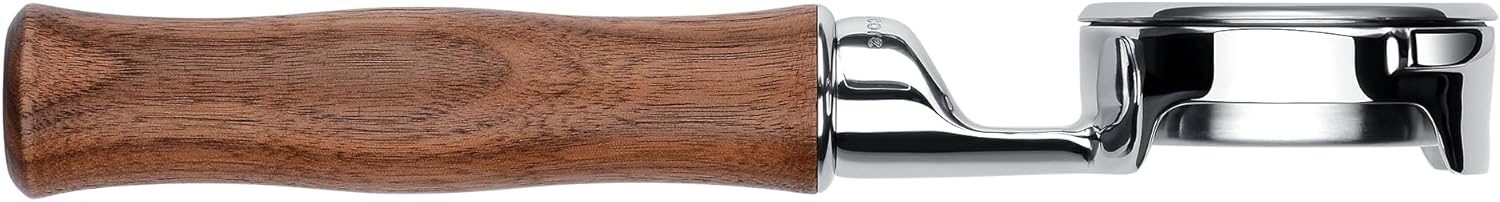 Normcore 58mm Slim Naked Portafilter with 18g Precision High Extraction Basket Fits Gaggia Classic Pro, Gaggia Carezza, Gaggia Cubika Plus Espresso Machines, Upgraded American Walnut Handle