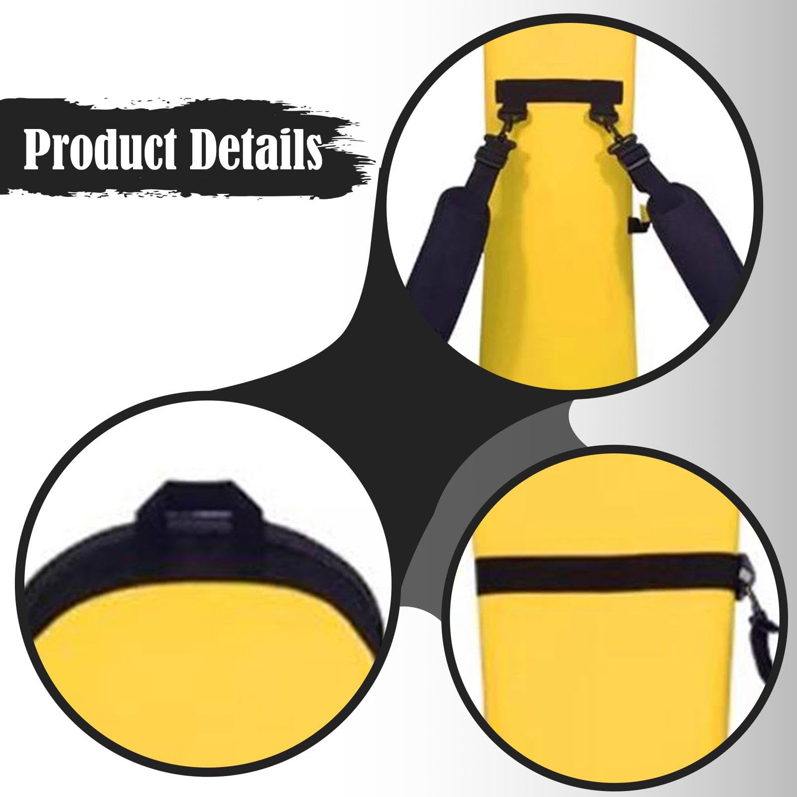 Funda para Snowboard con Material Grueso de Neopreno Bolsa de Transporte Práctica Cubierta Suave Antirrayaduras Correa Desmontable para Hombro Adecuad