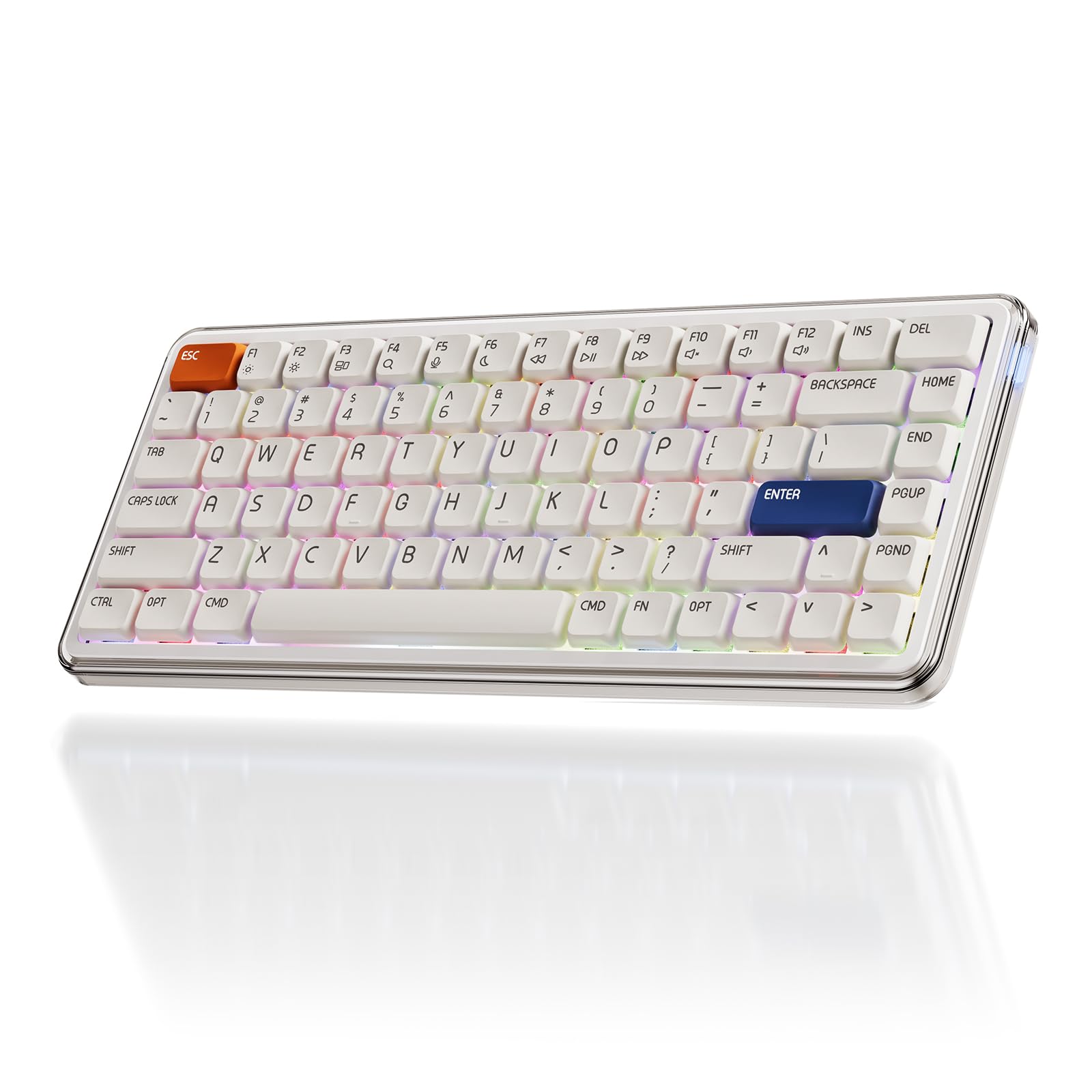 【キースイッチ変更済】Melgeek O2 MelGeek O2 Tri-Mode Wireless Mechanical Keyboard for Mac