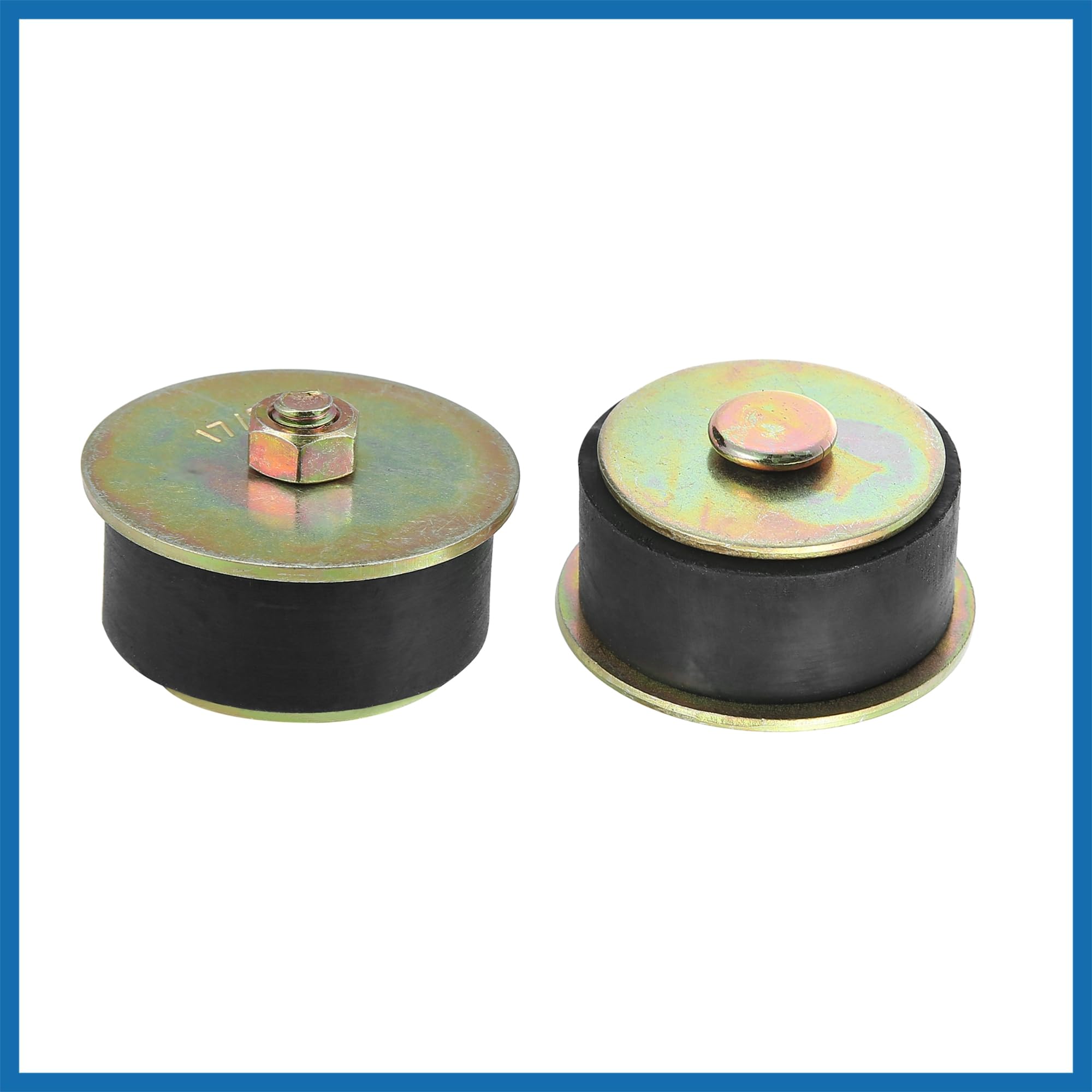 A ABSOPRO 2pz Auto Gomma Espansione Congelamento Spina Adatto 1-7/8" a 2" 47mm-50mm Sostituzione dell'articolo