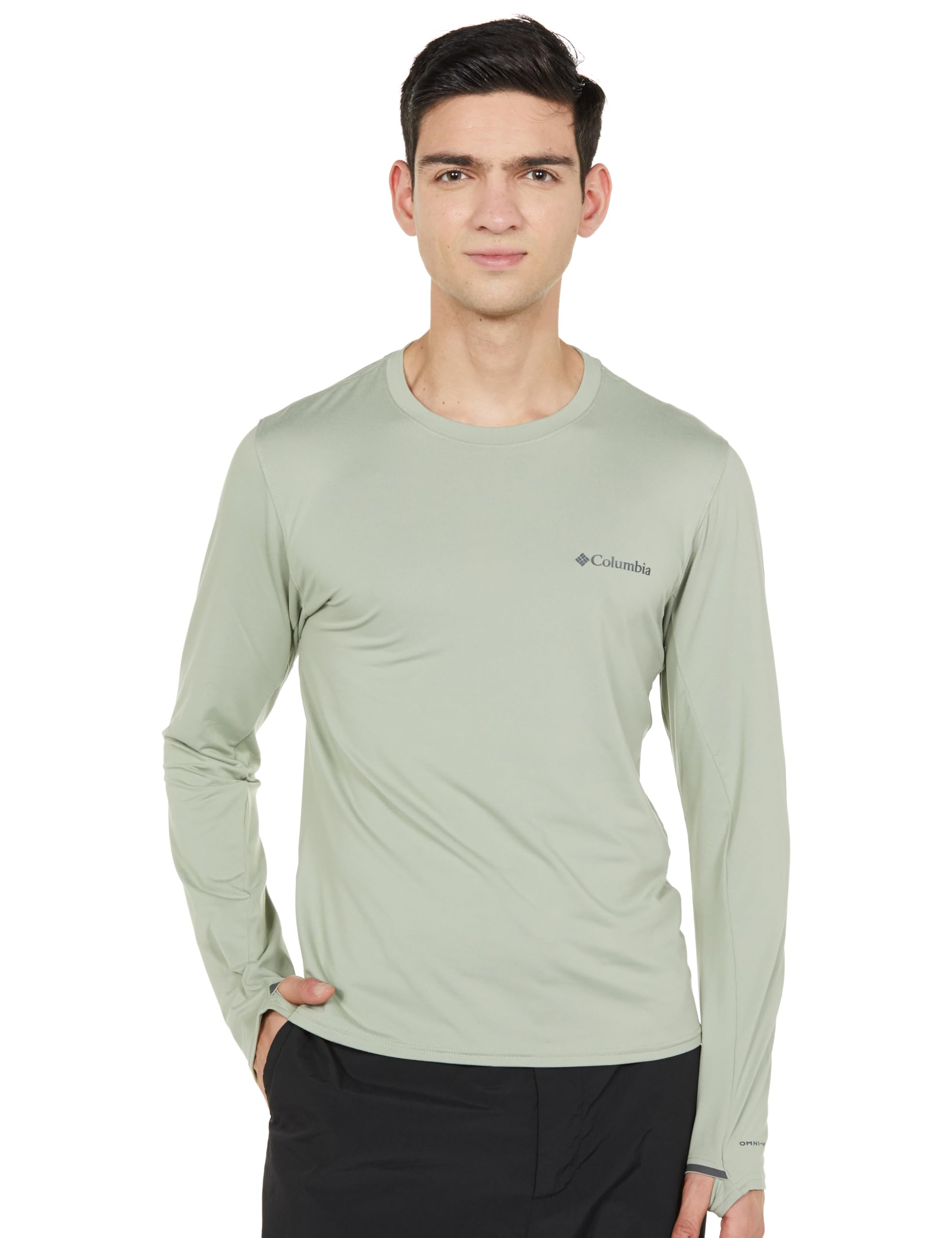 Men Omni-Shade Tech Trail Crew II Hiking and Trekking Tshirt