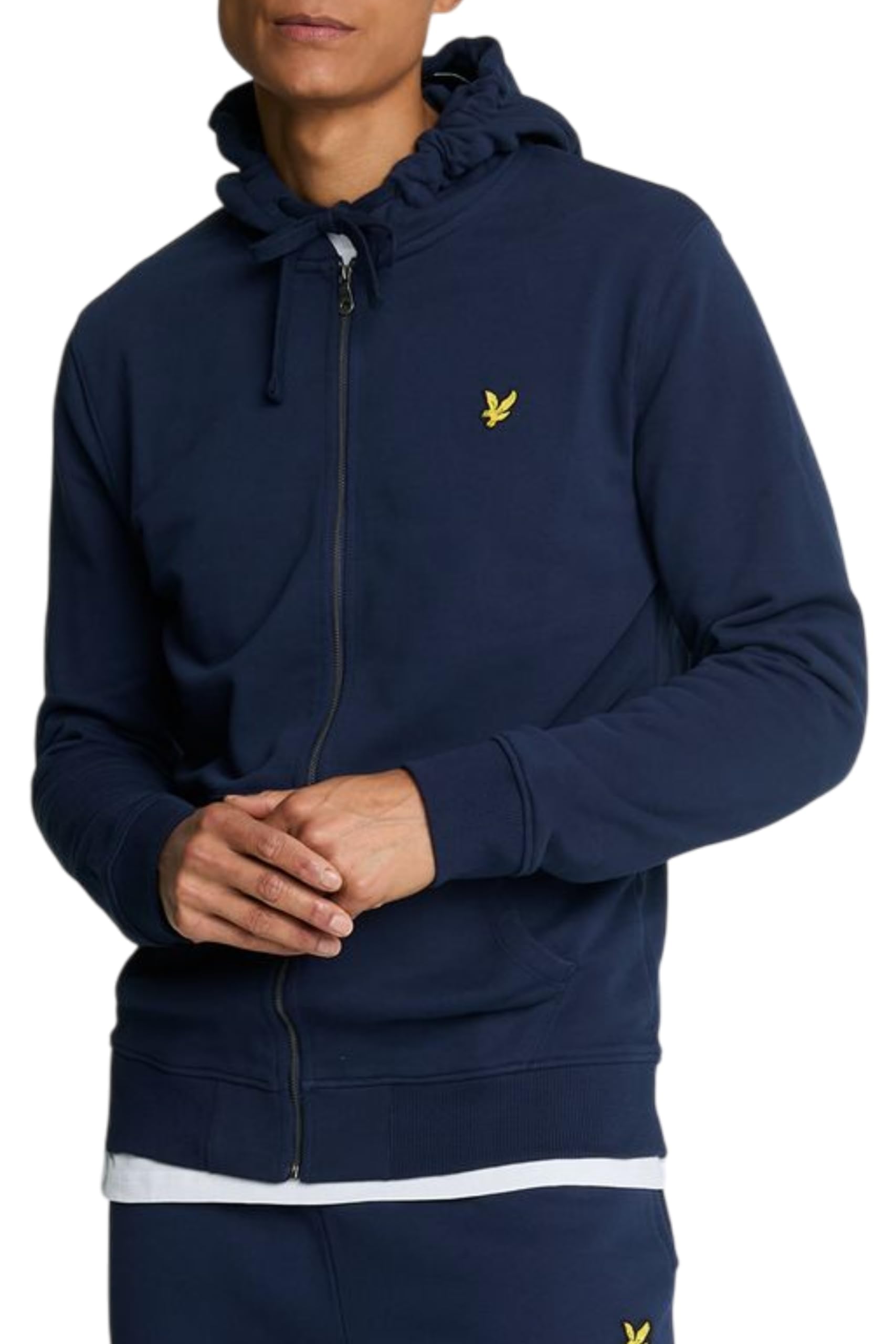 Lyle & Scott Men's Z99 Navy Mid Layers Zip Through Hoodie M