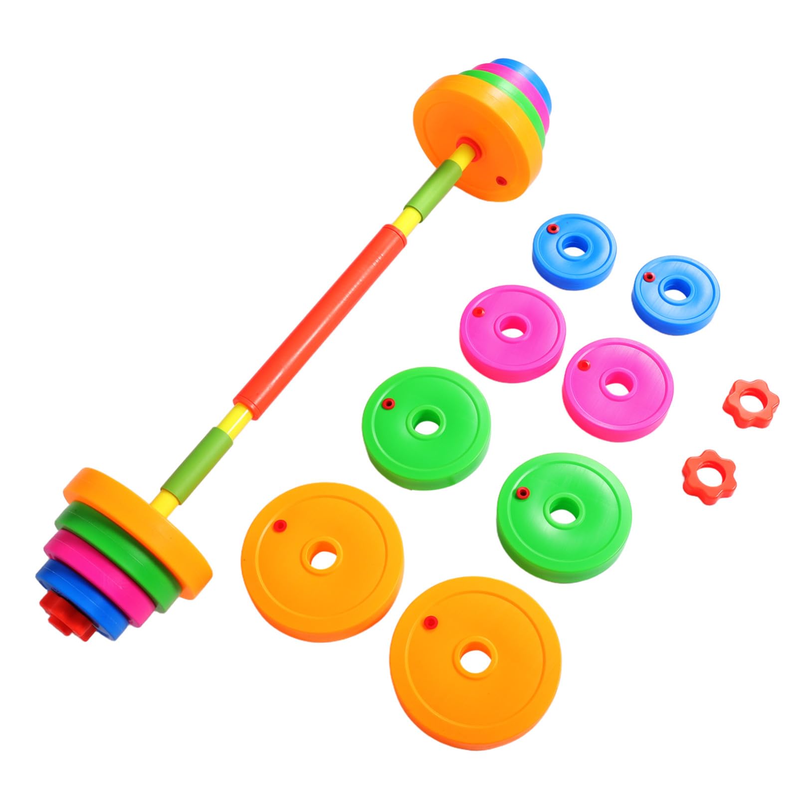 Bilanciere Pesi Giocattolo per Bambini, Set 2 Pezzi Plastico