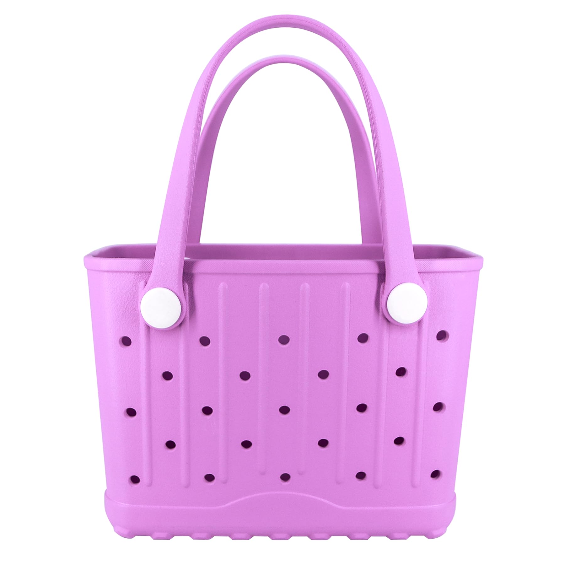Rubber Tote Bag Small Beach Bag Waterproof Travel Bags Washable Tote Portable Handbag for Sports Beach Outdoor