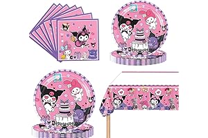 41Pack Kuromi Party Supplies