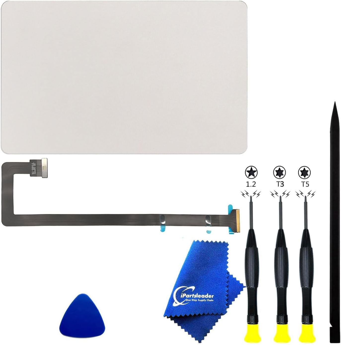 A3240 Trackpad Replacement for MacBook Air (Retina,13-inch,M4,2025) Force Touch Touchpad with Cable 661-50125 821-04848-A EMC 8781 (Not fit to A2681) (Starlight)