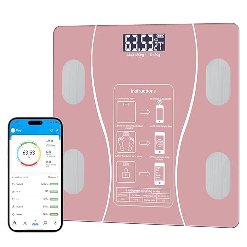 Báscula inteligente de grasa corporal, una báscula digital simple y práctica que se puede conectar a una báscula de baño digital móvil para mostrar