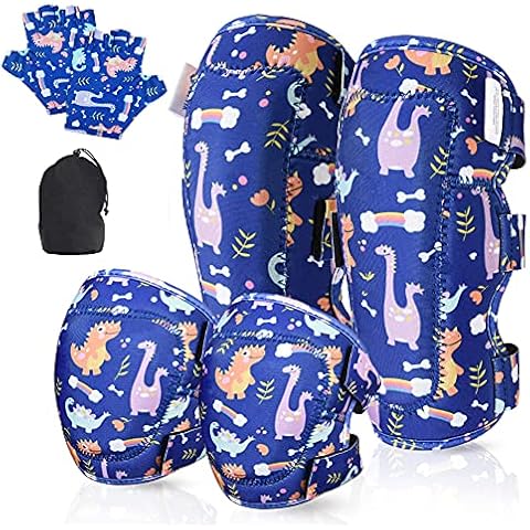 Adicop Soft Kids Knee Pad Elbow Pads as Toddler Protective Gear Set for Skateboard Cycling Skate Bike Knee and Elbow Pads for Girls Boys 3-8 Years Old Cover