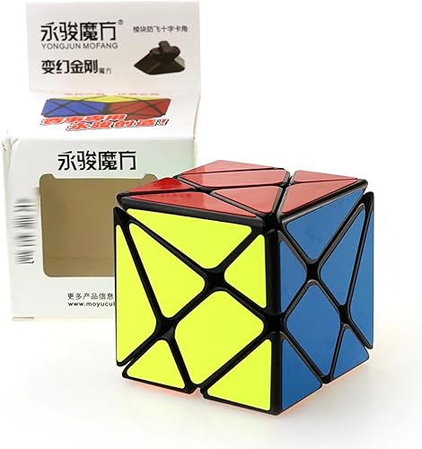 Miniatura 4 de CuberSpeed Axis V2 Nueva Versión Jingang V2 3x3 Cubo Mágico Negro 3x3x3 Axis V2 Speed Cube Puzzle