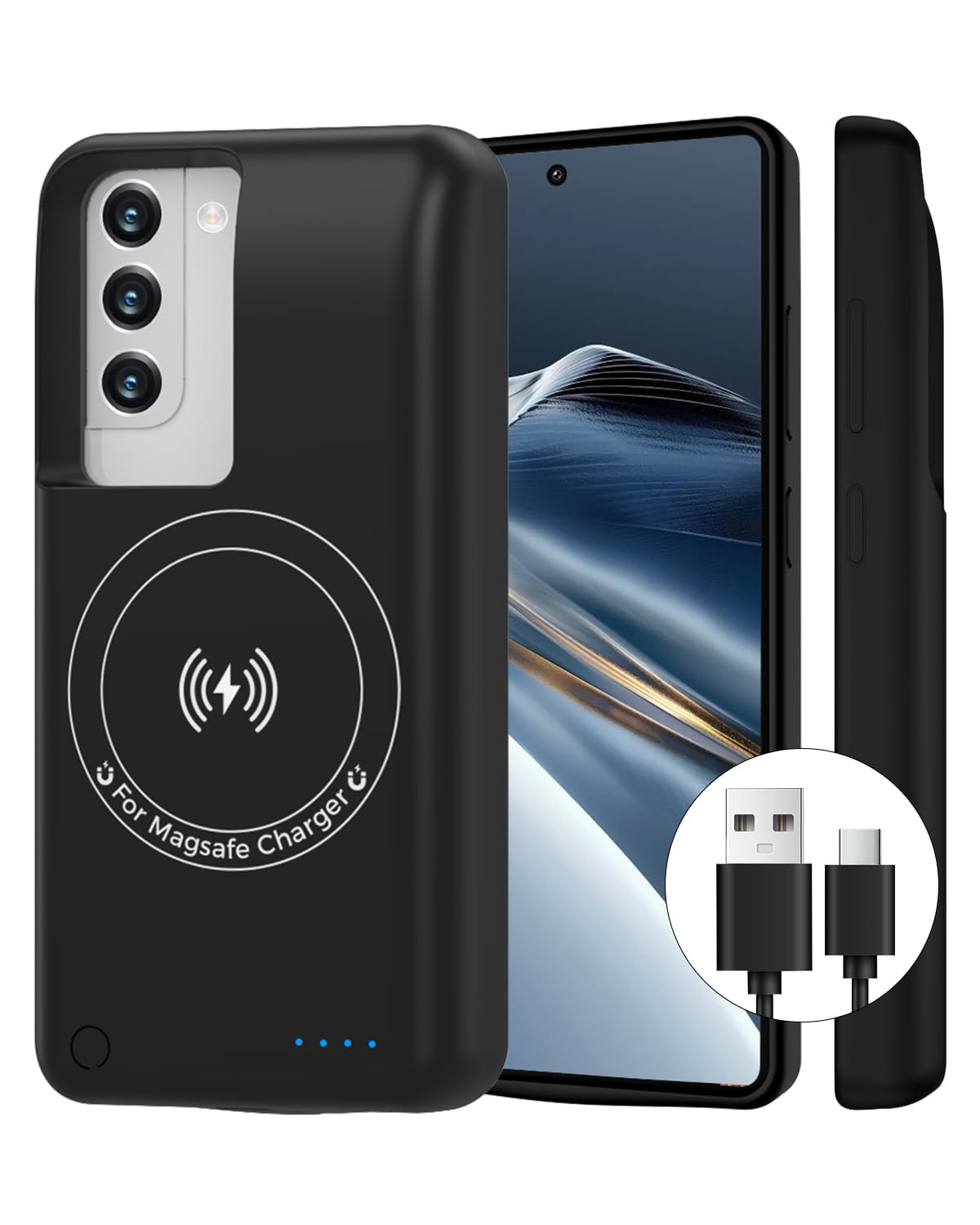 custodia batteria ricaricabile per samsung galaxy s22 15000mah