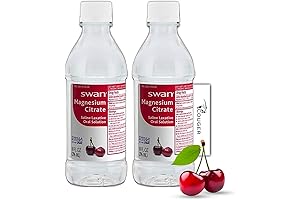 Swan Magnesium Citrate Laxative Liquid 10oz Cherry 2 Pack