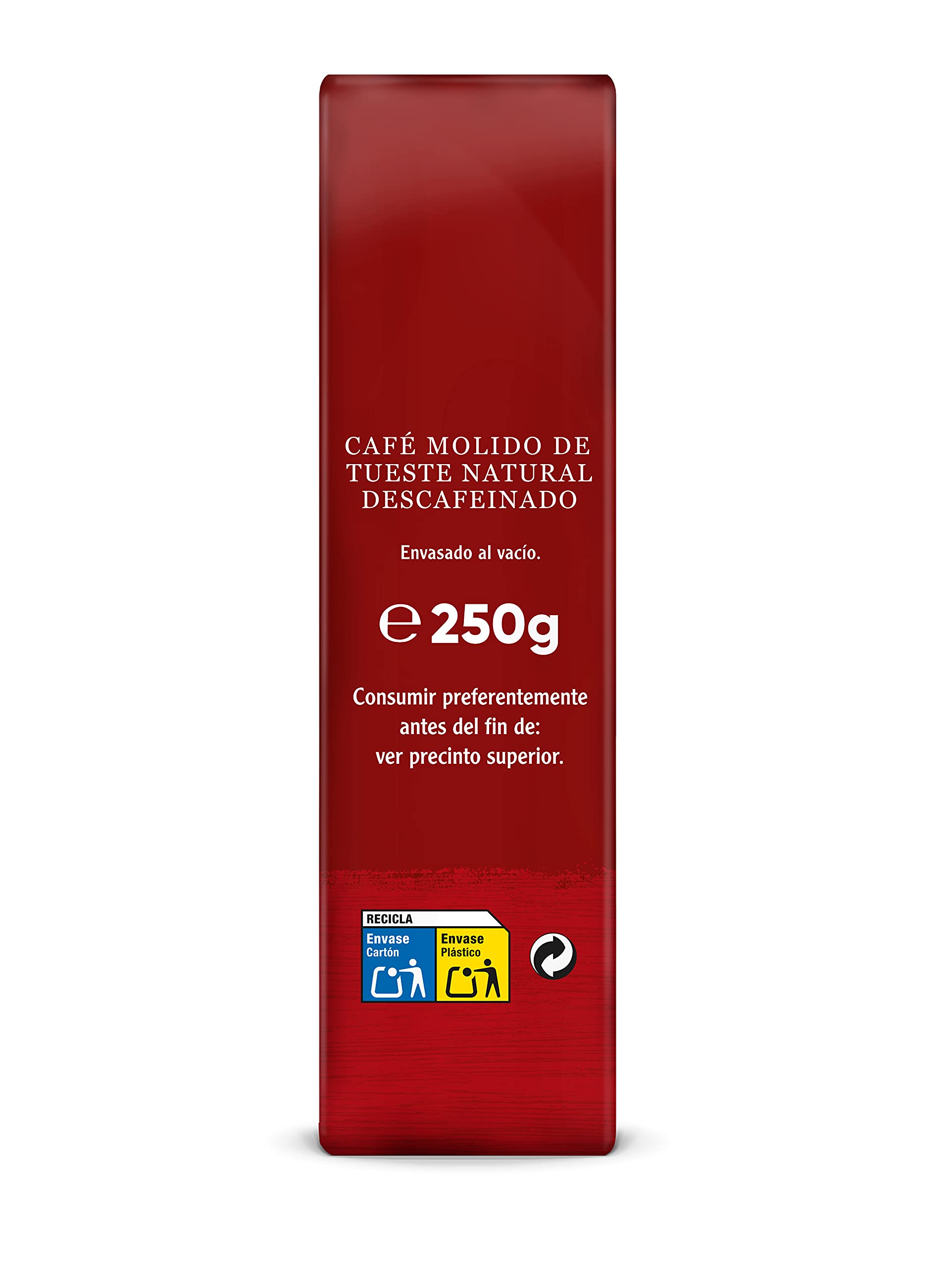 SANTA CRISTINA Café Molido Descafeinado 250 g - 8 paquetes