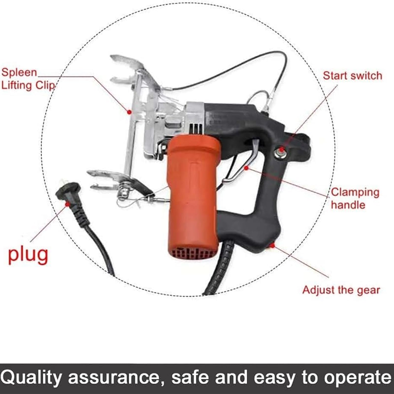 Elektryczna Odpszczarka, Bezszczotkowa Ręczna Elektryczna Odpszczoła Z Bagnetem, Regulowana W 6 Prędkościach I Zakresie Mocowania 23-30 Mm, Stabilna I Wydajna, Do Pasieki Domowej