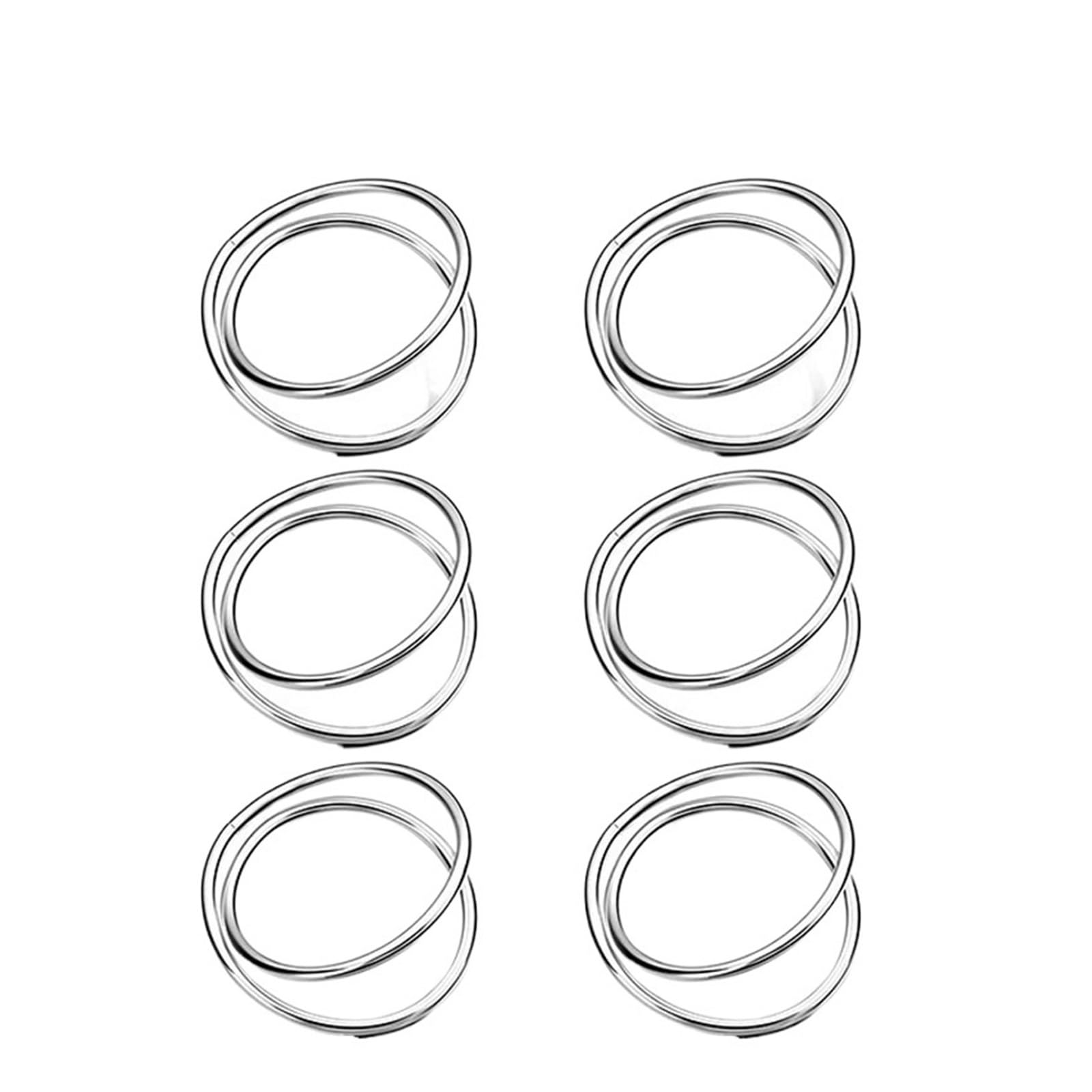 16Pcs Alloy Napkin Rings for Wedding Party Kitchen Dining Table Decor