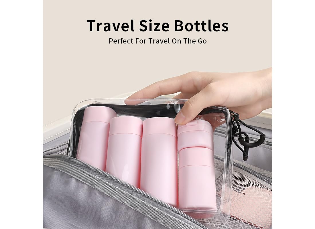 Sprigold 5 Pack Brief and Fashion Travel Bottles TSA Approved - Image 4