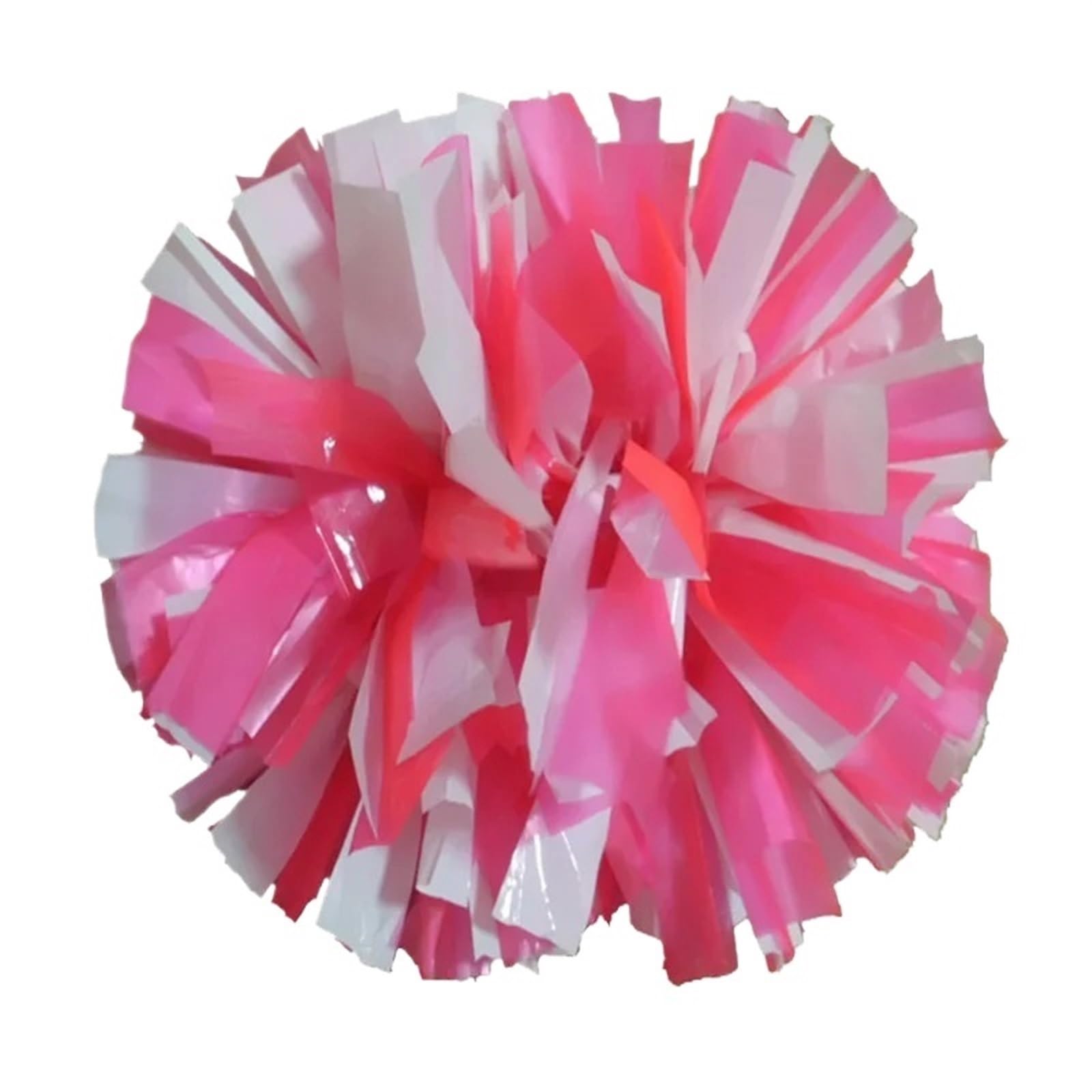 ZWCSHUU Cheerleader Pom Poms 2Pcs 38cm Baton Handle Cheerleading Pompoms(Pink)