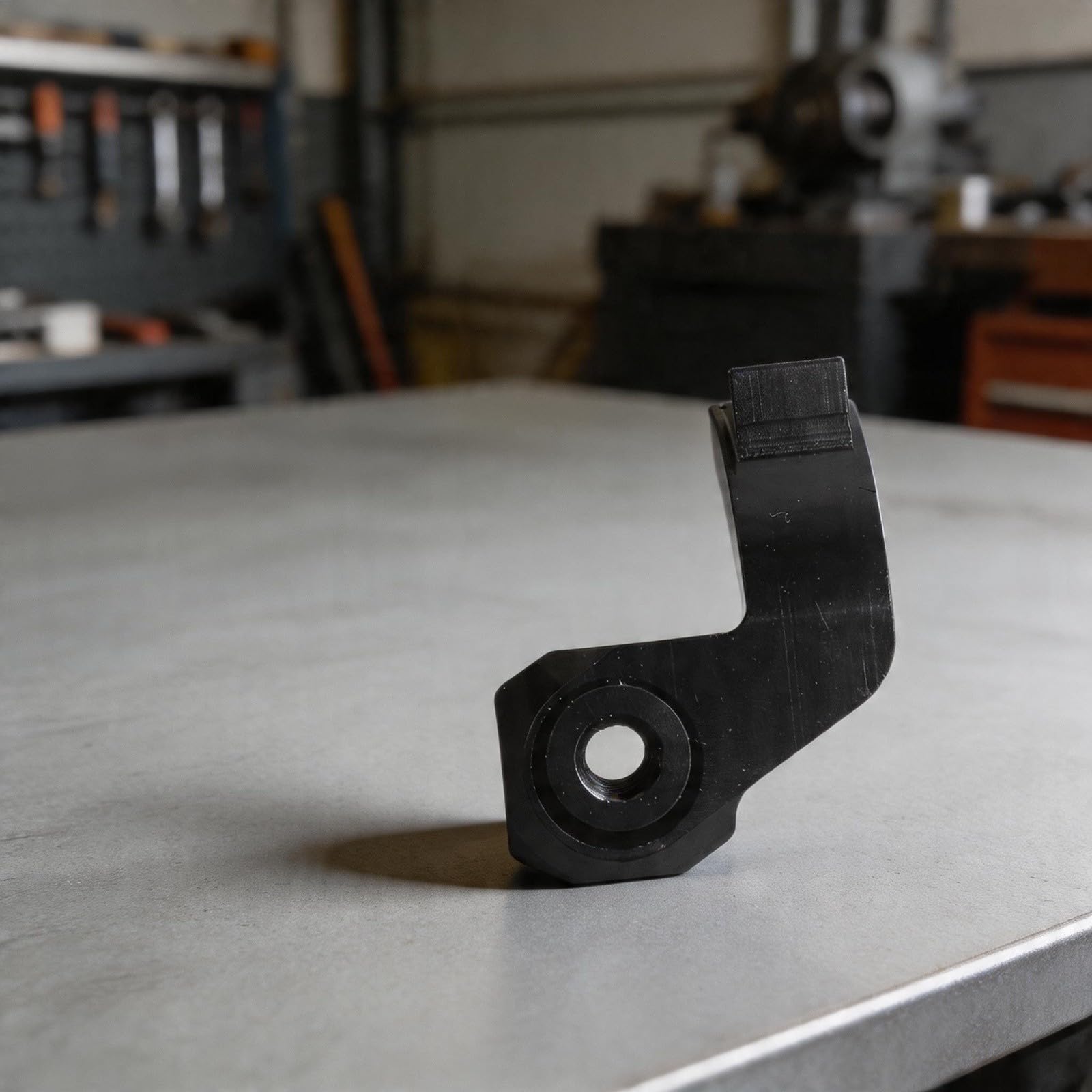 per alluminio lavorato CNC per I-Spec EV Adapter MatchMaker, freno e cambio di conversione Mount per serie M9100-6100, nero, 10 g