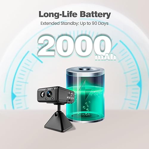 Miniatura 7 de Cámara oculta, cámara de niñera 2025 para el hogar  Detección de movimiento sin WiFi, almacenamiento en la nube gratuito de 1 año, cámara