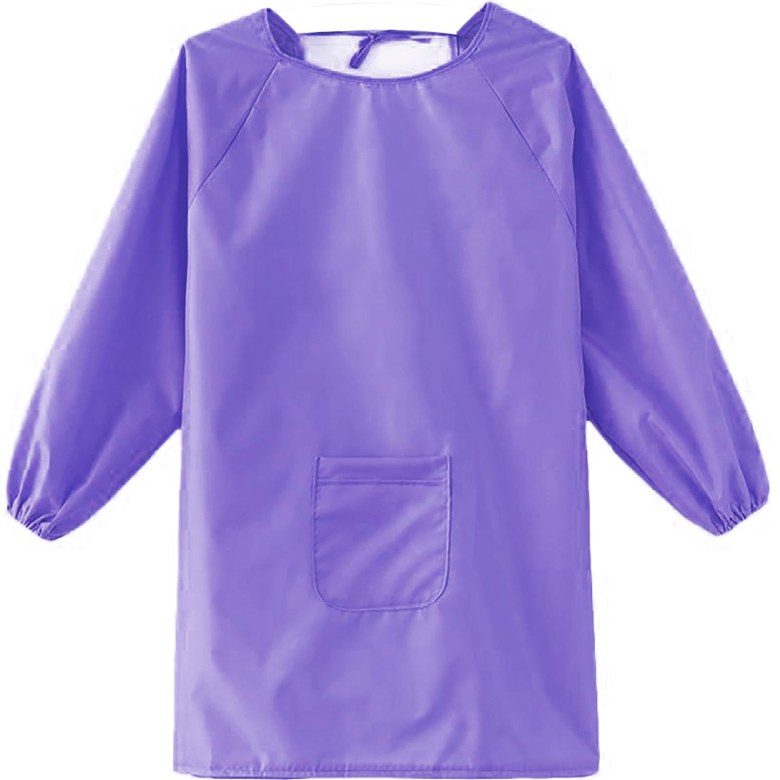 YeeHeen Art Smock Artist Painting Apron Waterproof Long Sleeve Smock with Pocket Purple XL