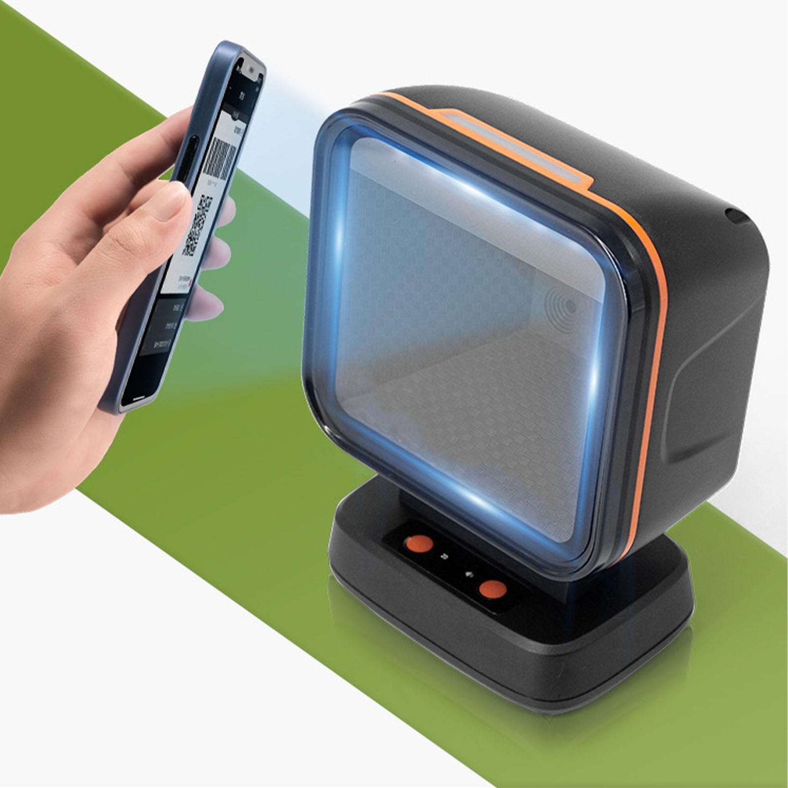 Irfora Scanner per Codici a Barre Scrivania con Rilevamento Automatico