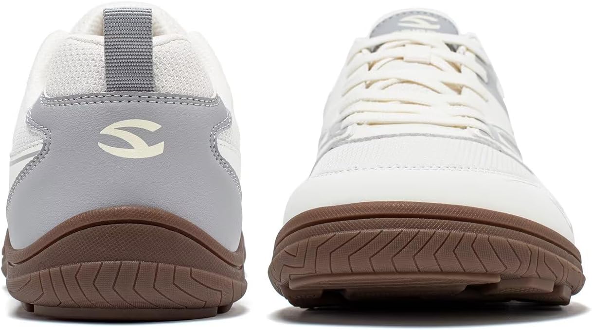 HOBIBEAR Unisex Wide Toe Barefoot Shoes Minimalist Sneakers for Men Women Lace-up Walking Shoes - Image 3