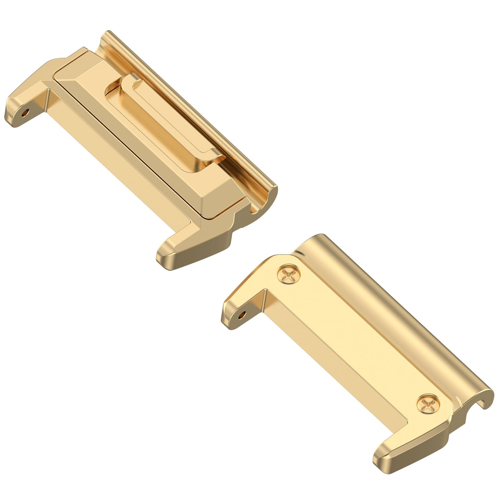 NINKI 20MM Watch Band Connectors for Garmin Fenix 8 43MM Strap Adapters,Metal Quick Fit Replaceable Stainless Steel Fenix 8 43MM Bands Connection Adapter for Garmin Fenix 8 43MM Band Connectors Silver