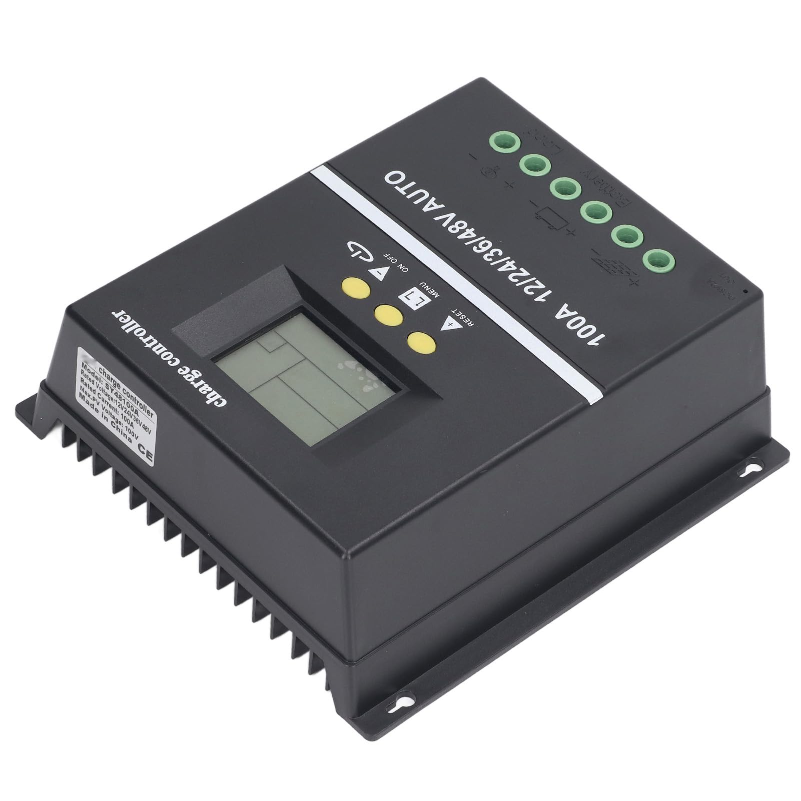 Regolatore di Carica Solare MPPT 100A 12V 24V 36V 48V Identificazione Automatica Regolatore di Carica Regolatore Solare Dual USB con Display LCD