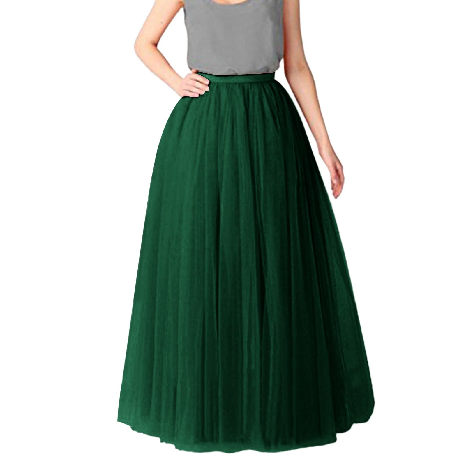 Damen Ballett Tütü, Ballettrock Knielang Tüll Rock Elastische Taille, Tüll Petticoat, Kurz Tütü Mädchen für Party Dance Dress Up Zubehör Cosplay