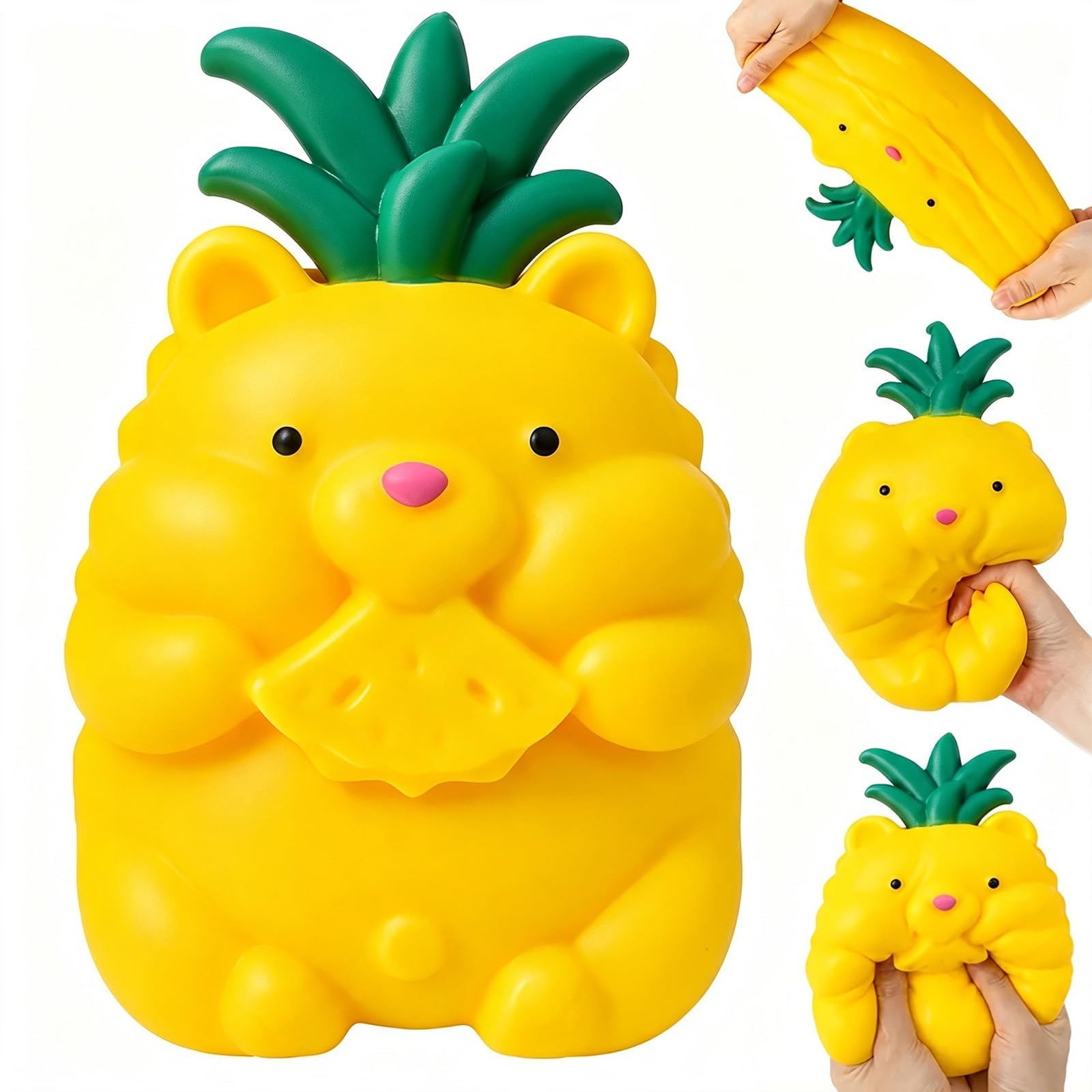8IN Giant Pineapple Squishy Fidget Toy,Sensory Slow Rising Stress Balls â image 1