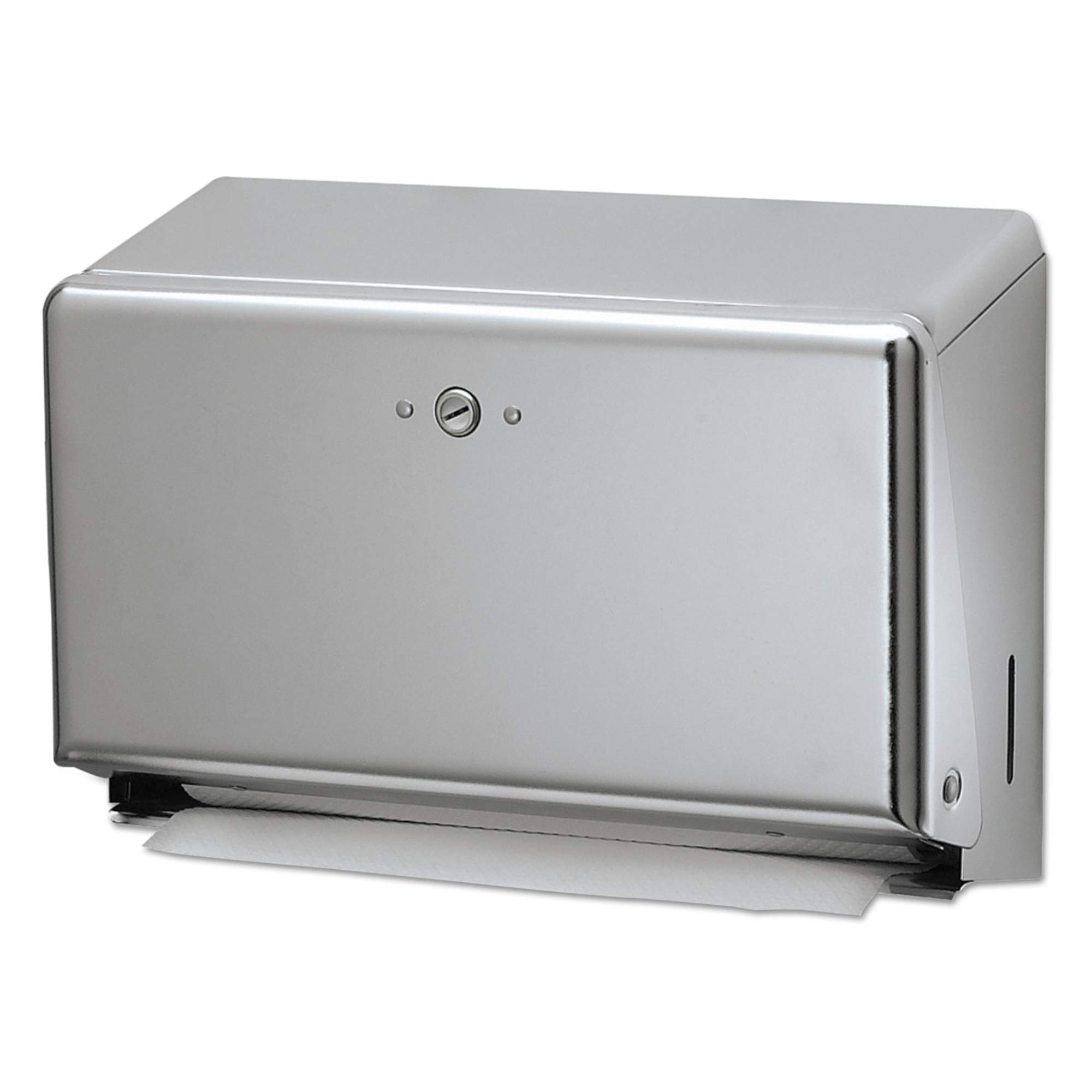San Jamar T1950XC Mini C-Fold/Multifold Towel Dispenser, Chrome