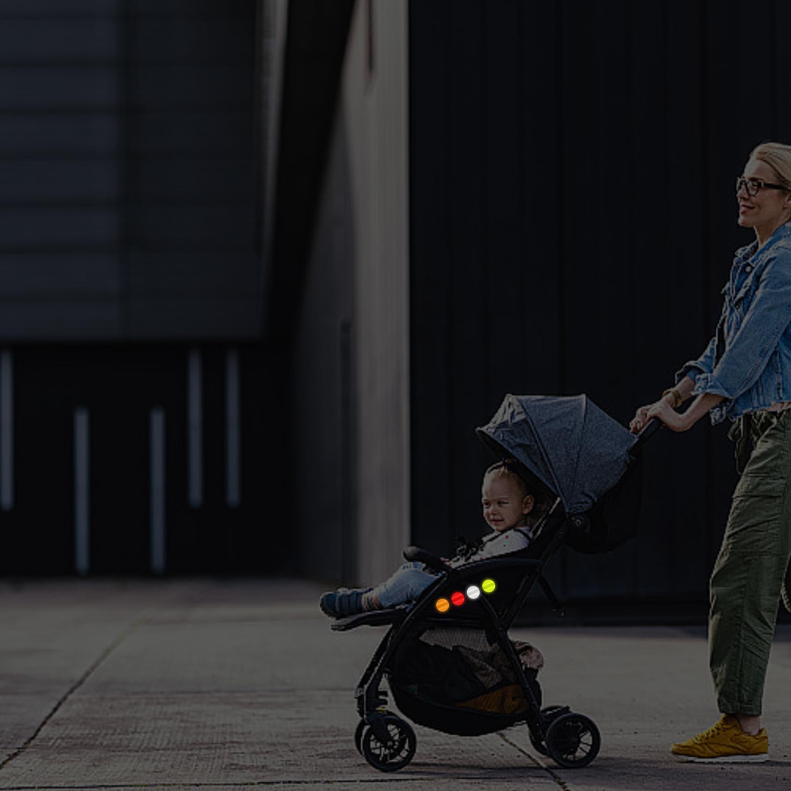 EupHHonycs 60 Stück Reflektoraufkleber Set - Wasserdichte Sicherheitsaufkleber Für Fahrräder & Helme